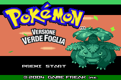 Pokemon - LeafGreen Version: Title